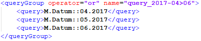7. <queryGroup>