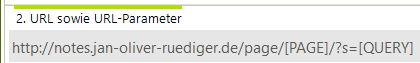 2. URL sowie URL-Parameter