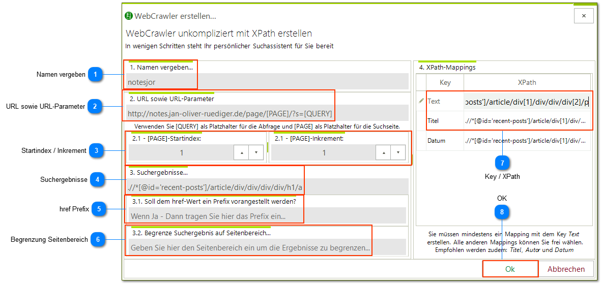 WebCrawler erstellen